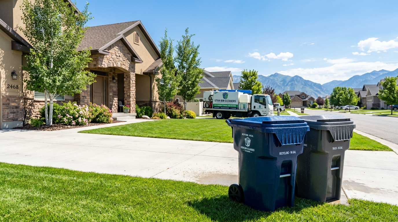 A&S Cleaning Co. Curbside Bin Washing in Utah